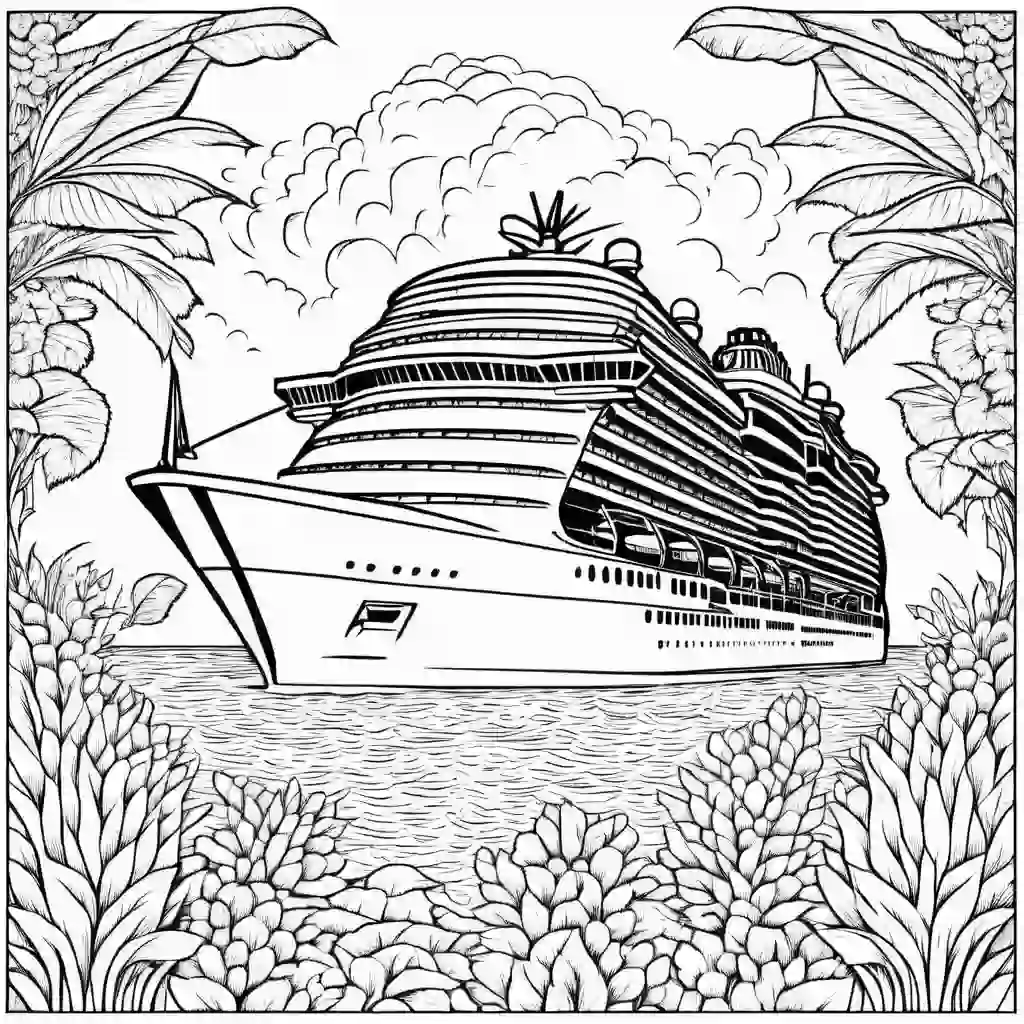 Rhapsody of the Seas coloring pages